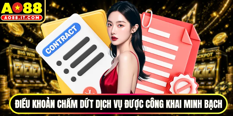 Điều khoản chấm dứt dịch vụ được công khai minh bạch