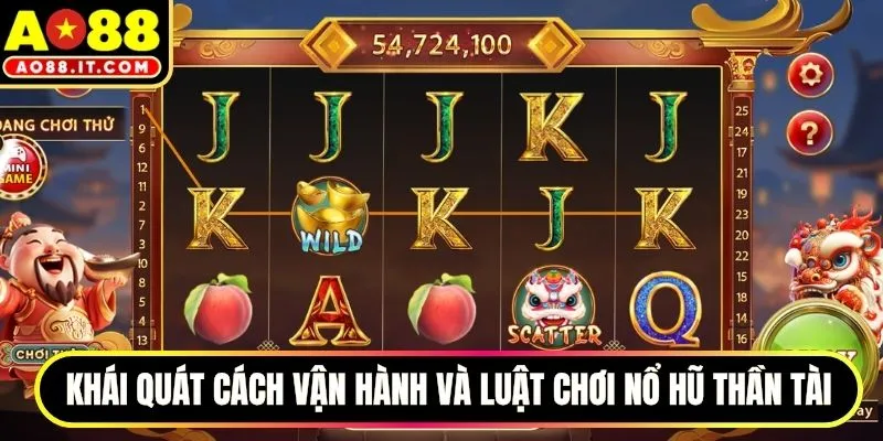 Khái quát cách vận hành và luật chơi nổ hũ Thần Tài