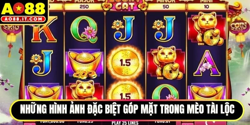 Những hình ảnh đặc biệt góp mặt trong mèo tài lộc